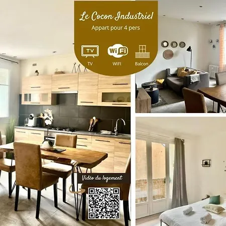 Le Cocon Industriel - Superbe Appart T2 Cosy *